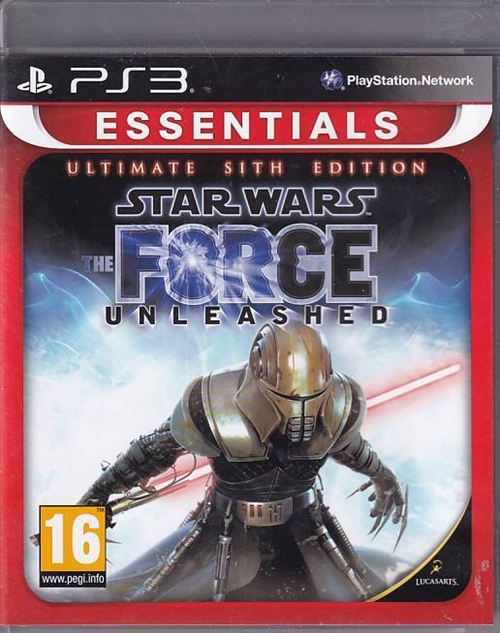 Star Wars The Force Unleashed Essentials Ultimate Sith Edition - PS3 (B Grade) (Genbrug)